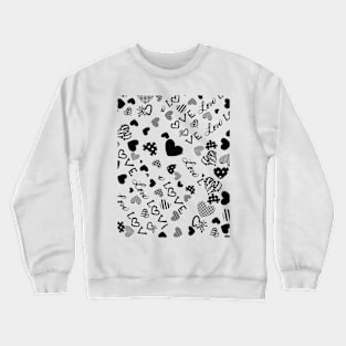 valentines day by chakibium Crewneck Sweatshirt